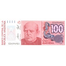 Cédula 1000 Australes Argentina FE 