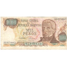 Cédula 1000 Pesos Argentina Série 22417666I