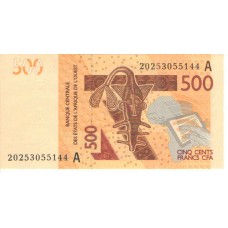 Cédula 500 Cents Francs Costa do Marfim FE 20253055144