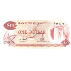 Cédula 1 Dólares FE Guiana