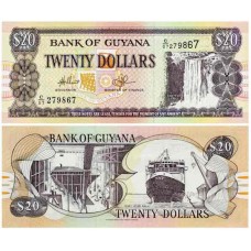 Cédula 20 Dólares 2009 FE Guiana