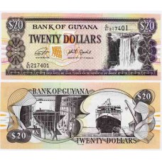 Cédula 20 Dólares 2018 FE Guiana
