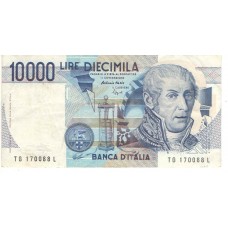 Cédula 10000 Lire Itália Série TG170088L