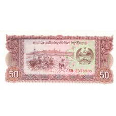 Cédula 50 Kip Laos  FE
