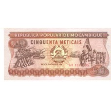 Cédula 50 Meticais Moçambique FE