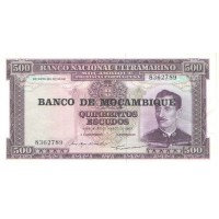 Cédula 500 Escudos Moçambique 1967 - 8362789