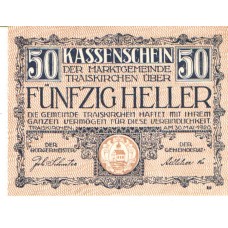 Cédula Austria Not Geld  50 Funfzig Heller FE