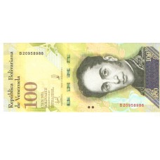 Cédula 100000 Bolívares FE Venezuela 2017