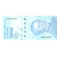 Cédula 10000 Bolívares FE Venezuela Série  A60265305