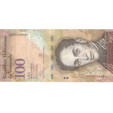 Cédula 100 Bolívares  Venezuela SOB 2013