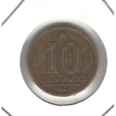 Moeda 10 Centavos 1942 Niquel Rosa - ls1617