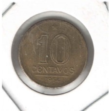 Moeda 10 Centavos 1954 ls1115