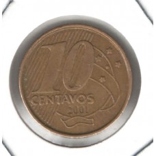 Moeda 10 Centavos 2001 ls1476