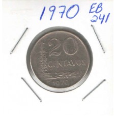 Moeda 20 Centavos 1970 ls1123