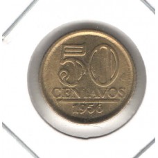 Moeda 50 Centavos 1956 - LS1595
