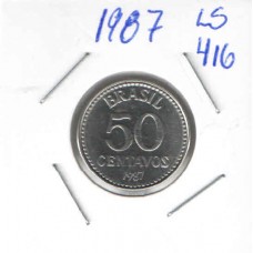 Moeda 50 Centavos 1987 ls416
