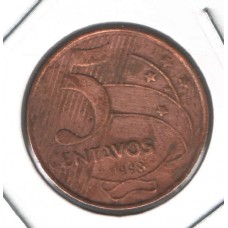 Moeda 5 Centavos 1998