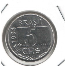 Moeda 5 Cruzeiros Reais 1994 ls1385