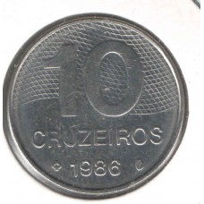 Moeda 10 Cruzeiros 1986 ls1184