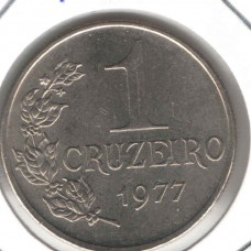 Moeda 1 Cruzeiro 1977  LS424