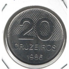 Moeda 20 Cruzeiros 1986 FC LS1387