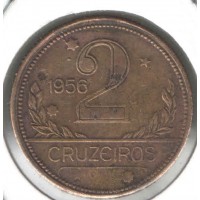 Moeda 2 Cruzeiros 1956 ls1447