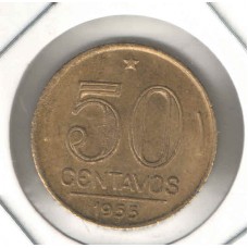 Moeda 50 Centavos 1955 ls1089