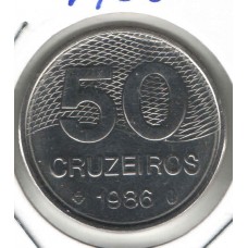 Moeda 50 Cruzeiros 1986 FC ls1388
