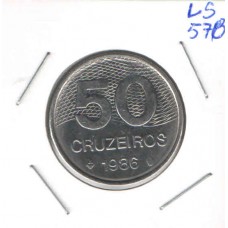 Moeda 50 Cruzeiros 1986 ls578