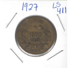 Moeda 1000 Réis 1927 - ls411