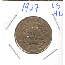 Moeda 1000 Réis 1927 - ls412
