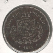 Moeda 100 Réis 1885 ls1192
