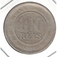 Moeda 100 Réis 1898 ls1269