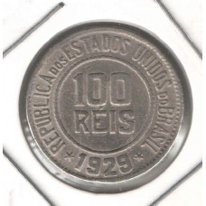 Moeda 100 Réis 1929 LS1460