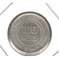 Moeda 100 Réis 1934 ls1067
