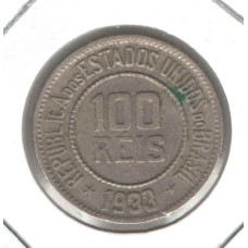 Moeda 100 Réis 1933 V087 - LS296-2