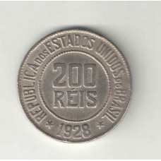 Moeda 200 Réis 1928