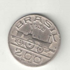 Moeda 200 Réis 1938