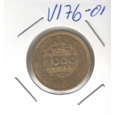 Moeda 1000 Réis 1939 - V176-01