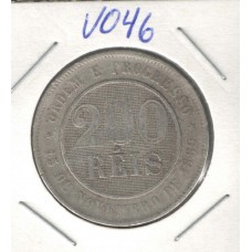 Moeda 200 Reis 1893 ls1131