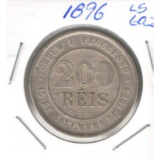 Moeda 200 Réis 1896 - ls602