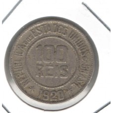 Moeda 100 Réis 1920 ls1654
