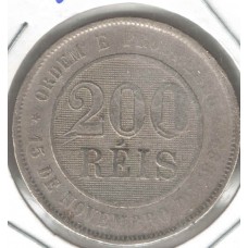 Moeda 200 Reis 1897 ls1288