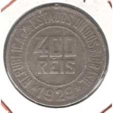 Moeda 400 Réis 1929 ls1535