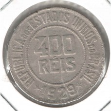 Moeda 400 Réis 1929 ls1458