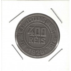 Moeda 400 Réis 1929