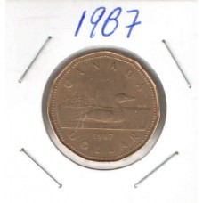 Moeda 1 Dollar Canada 1987 ls933