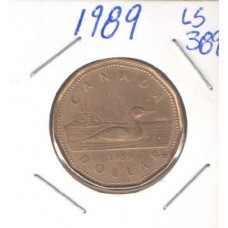 Moeda 1 Dollar Canada 1989