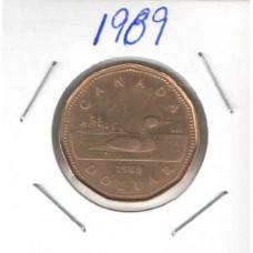 Moeda 1 Dollar Canada 1989 ls935