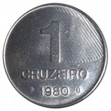 Moeda 1 Cruzeiro 1980